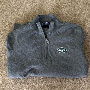 Men’s Medium New York Jets Grey Vineyard Vines Sweater